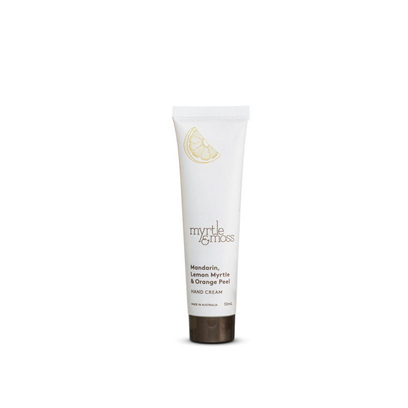 Myrtle and Moss Hand Cream Mandarin Lemon Myrtle and Orange Peel
