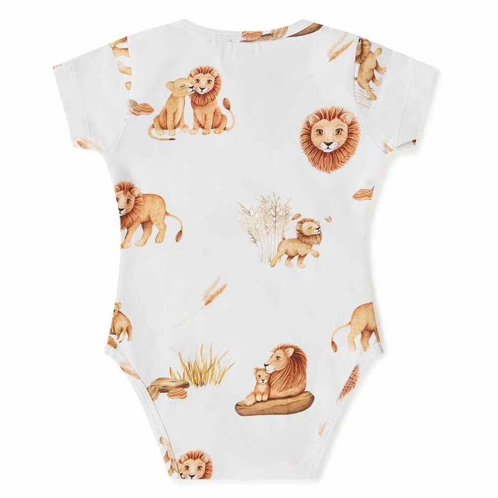 Lion Short Sleeve Bodysuit