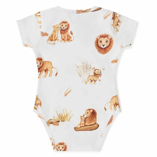 Lion Short Sleeve Bodysuit