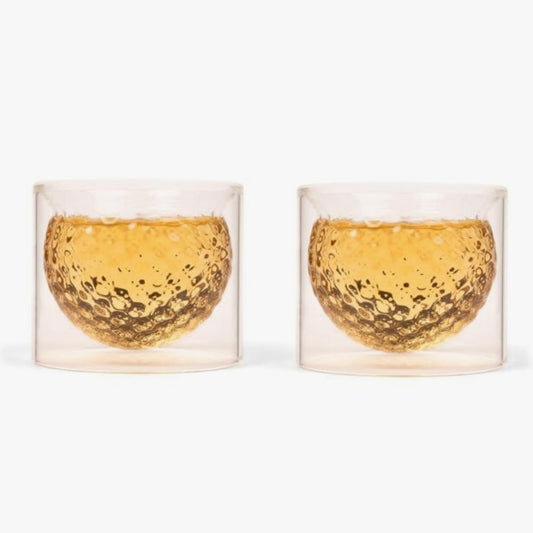 Golf Ball Glasses - set of 2