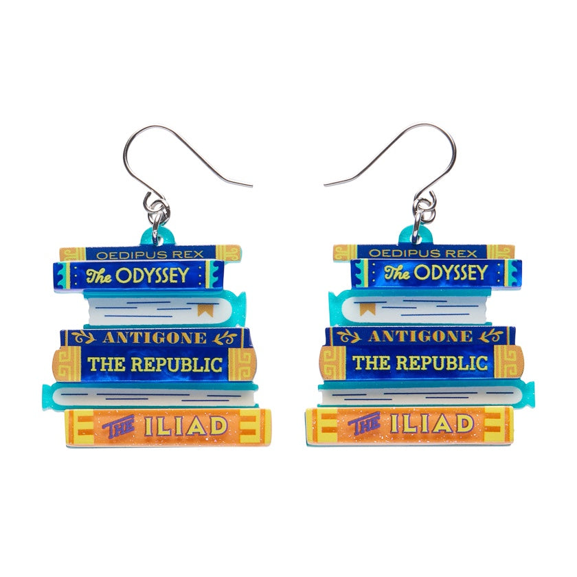 Words of the Wise Drop Earrings