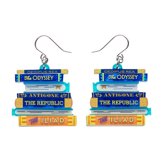 Words of the Wise Drop Earrings