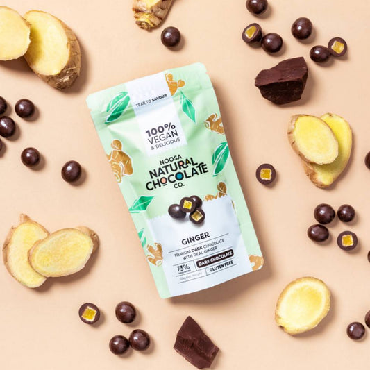 Noosa Natural Chocolate Ginger Dark Chocolate