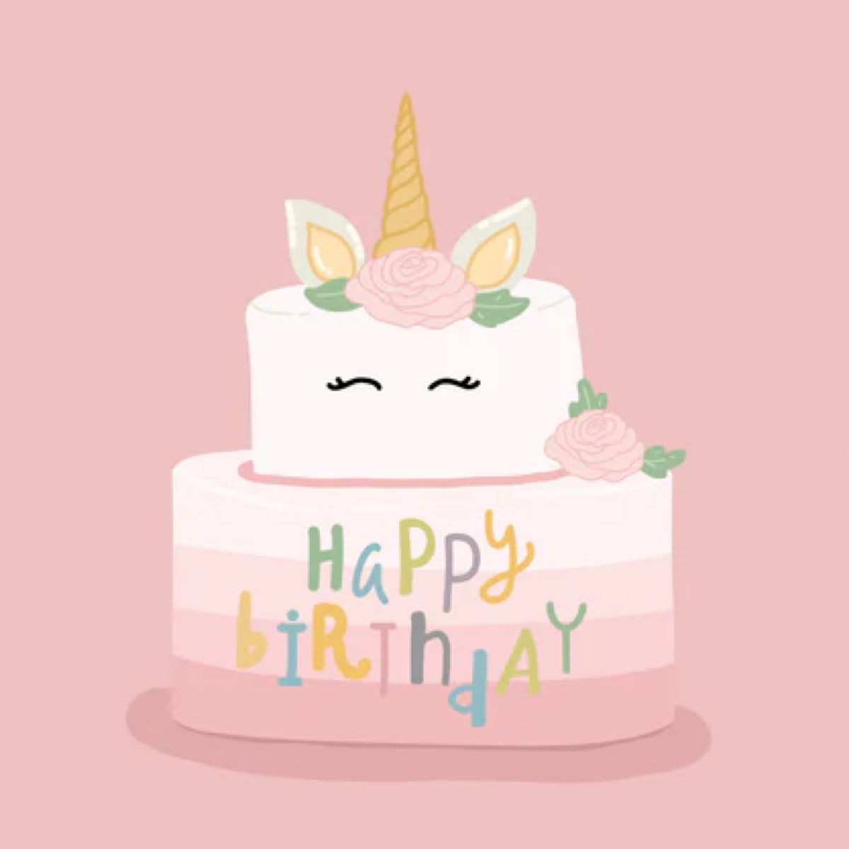 Happy Birthday Unicorn Cake