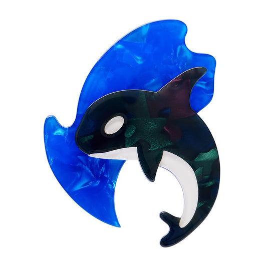 Erstwilder Olinda the Honorable Orca Brooch