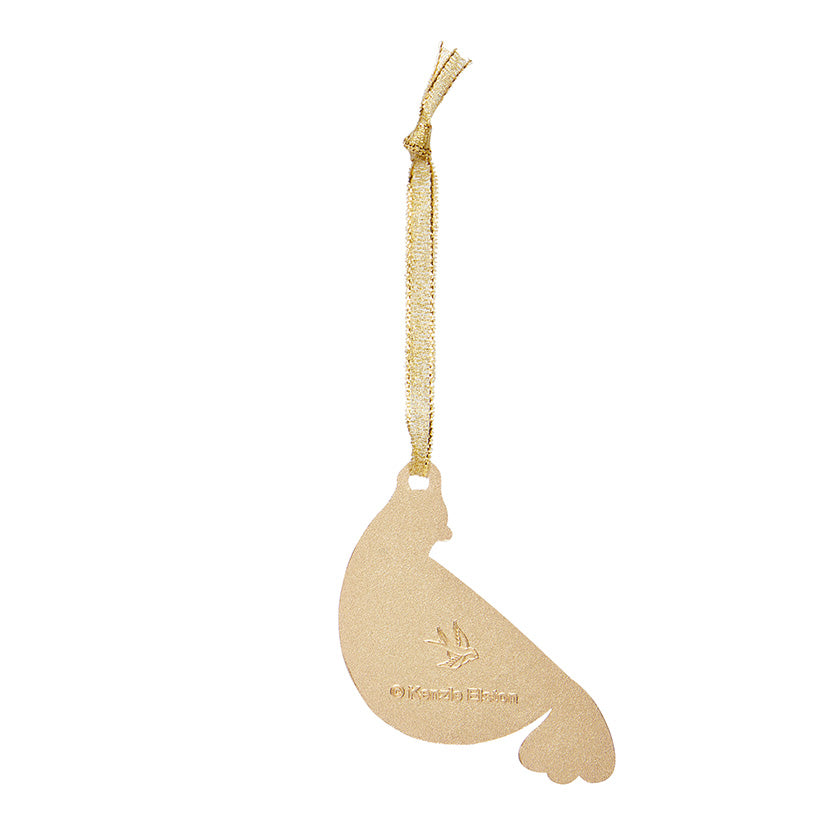 Partridge Perfection enamel tree ornament