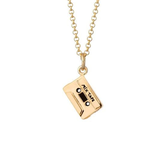 Scream Pretty Mix Tape Necklace - Gold