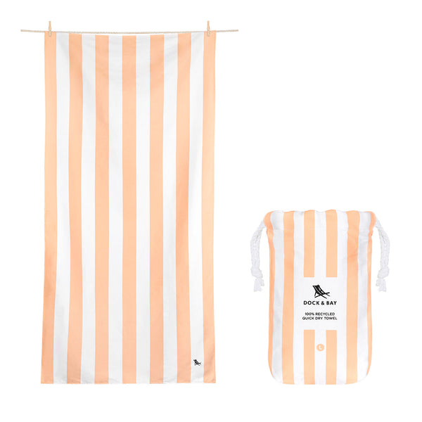 Dock and Bay Quick Dry Towel XL - Positano Peach