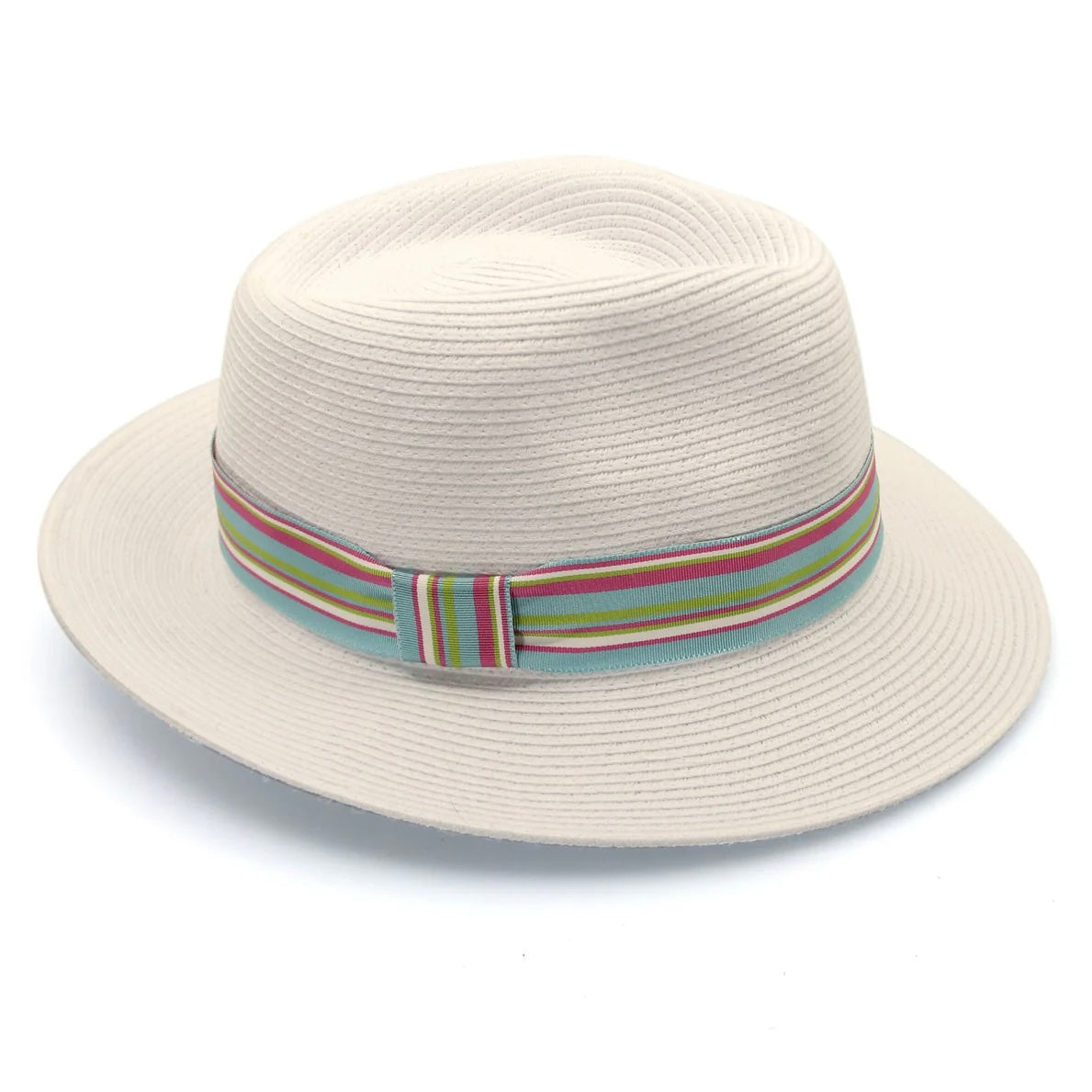 DH057 Ivory Peregian Flexibraid Fedora 58cm 8327