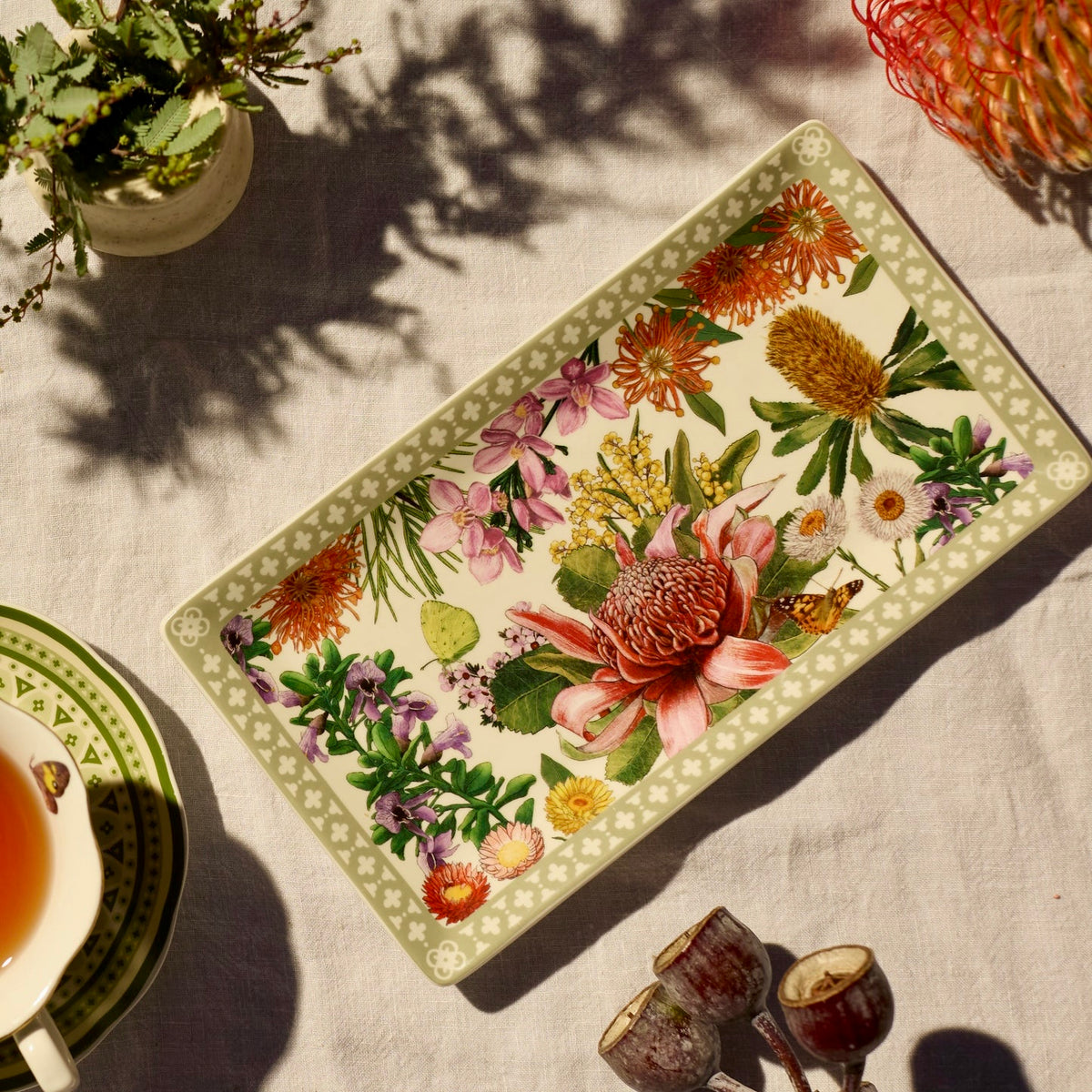 La La Land Große Keramikschale Botanical Blooms