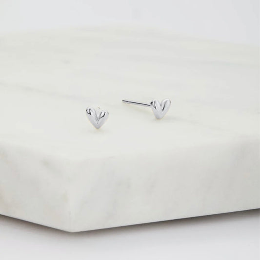 Nora Stud Earrings Silver