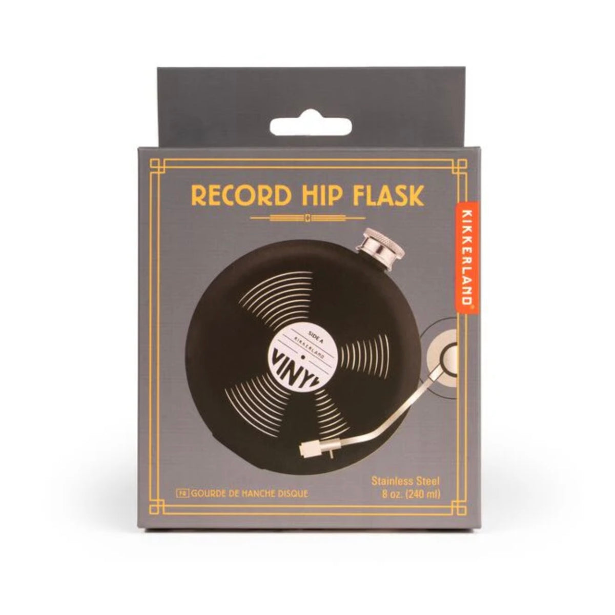 Record Hip Flask
