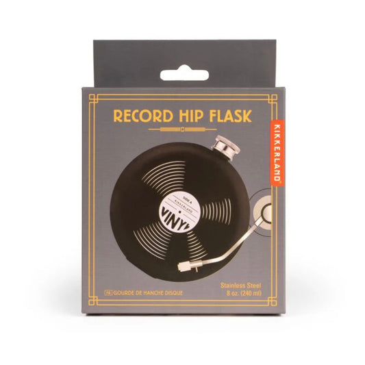 Record Hip Flask