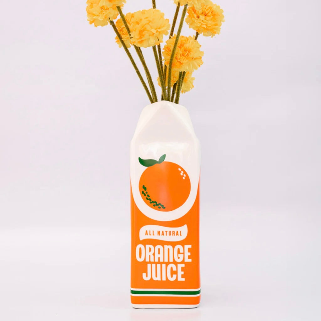 ban.do Rise and Shine Orange Juice Vase