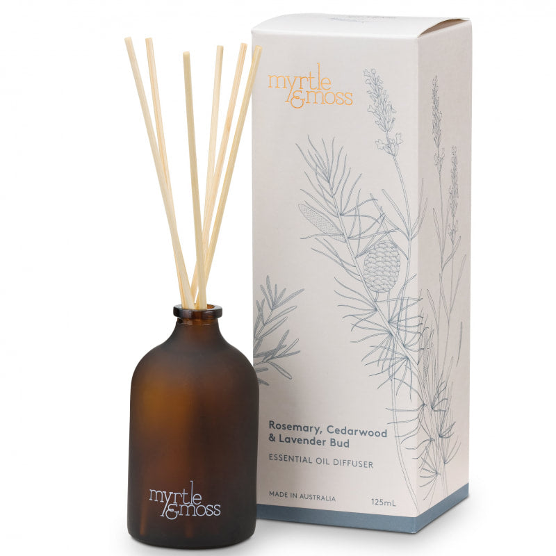 Myrtle and Moss Oil Diffuser Rosemary Cedarwood and Lavender Bud