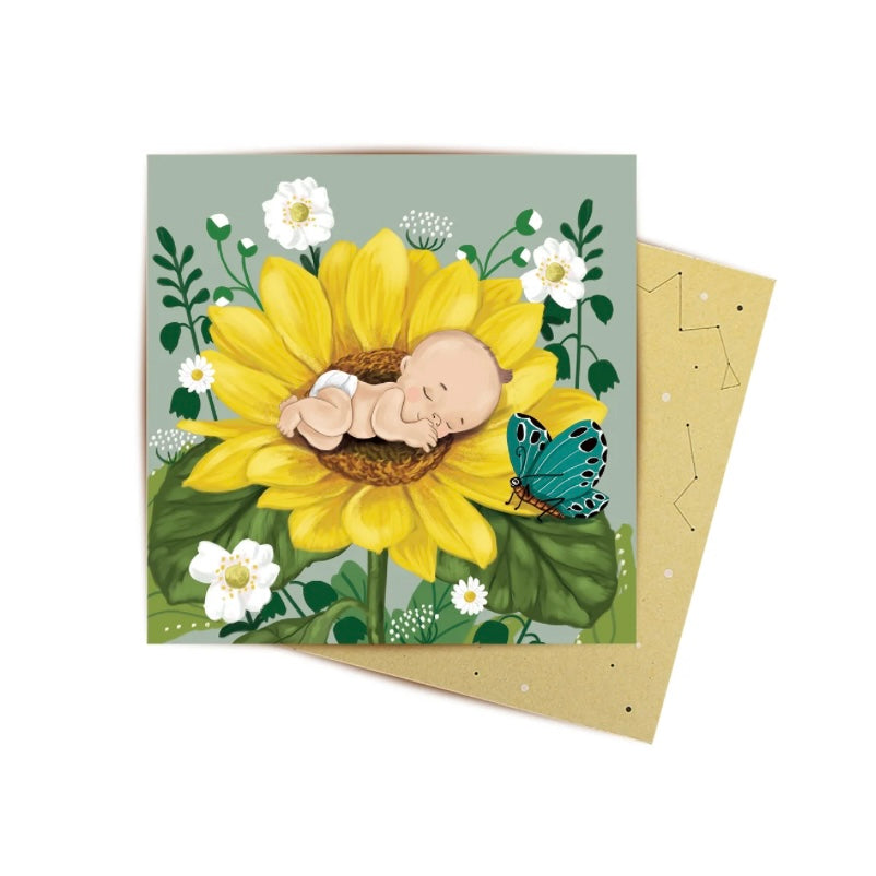 La La Land Baby Flower Mini Card MC-LL97