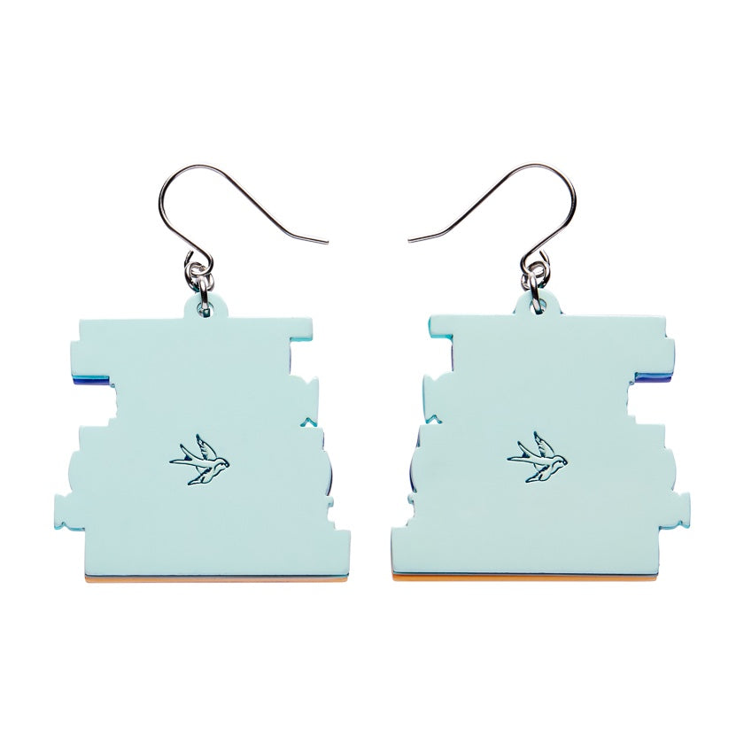 Words of the Wise Drop Earrings