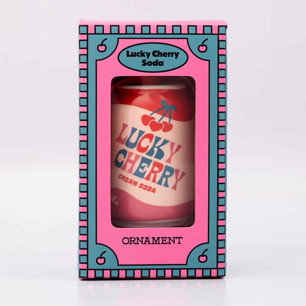 ban.do Lucky Cherry Soda Ornament