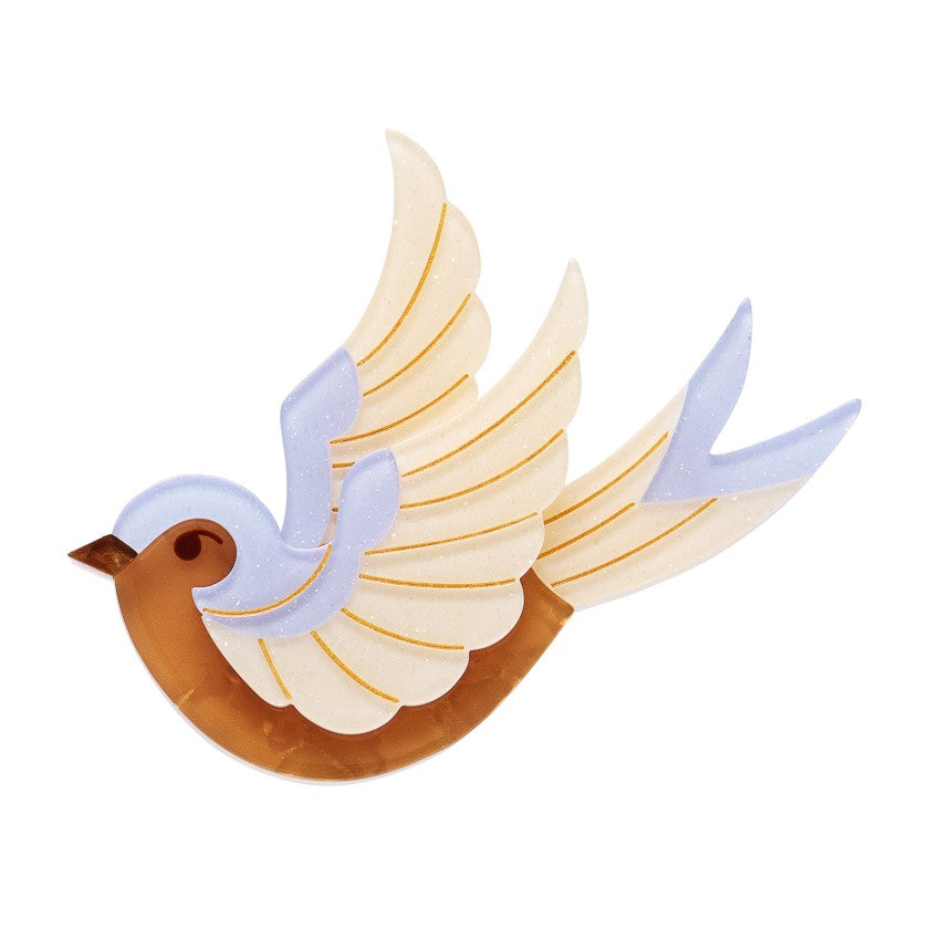 Erstwilder Fancie Jo Sparrow Brooch