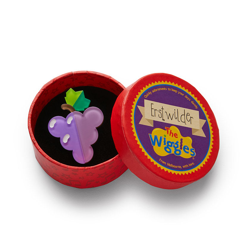 Erstwilder X The Wiggles - Fruit Salad Grapes Brooch