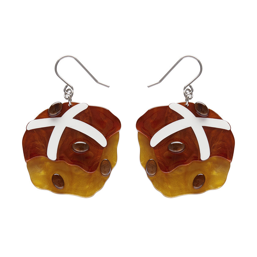Hot Cross Cravings Drop Earrings