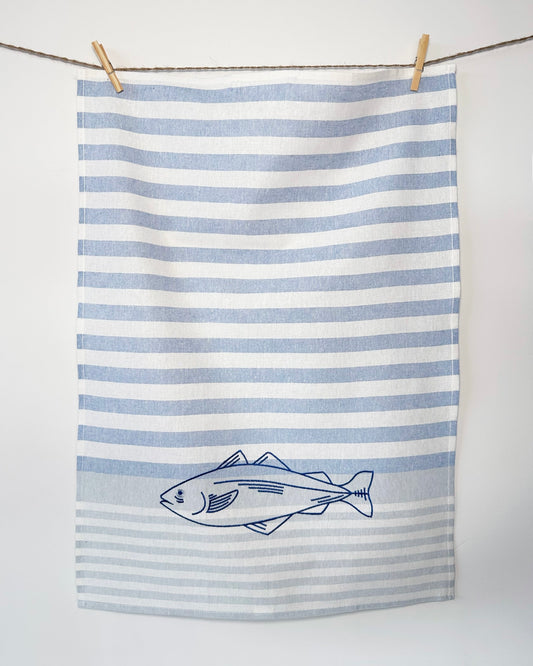Mare Tea Towel - Sea Salmon
