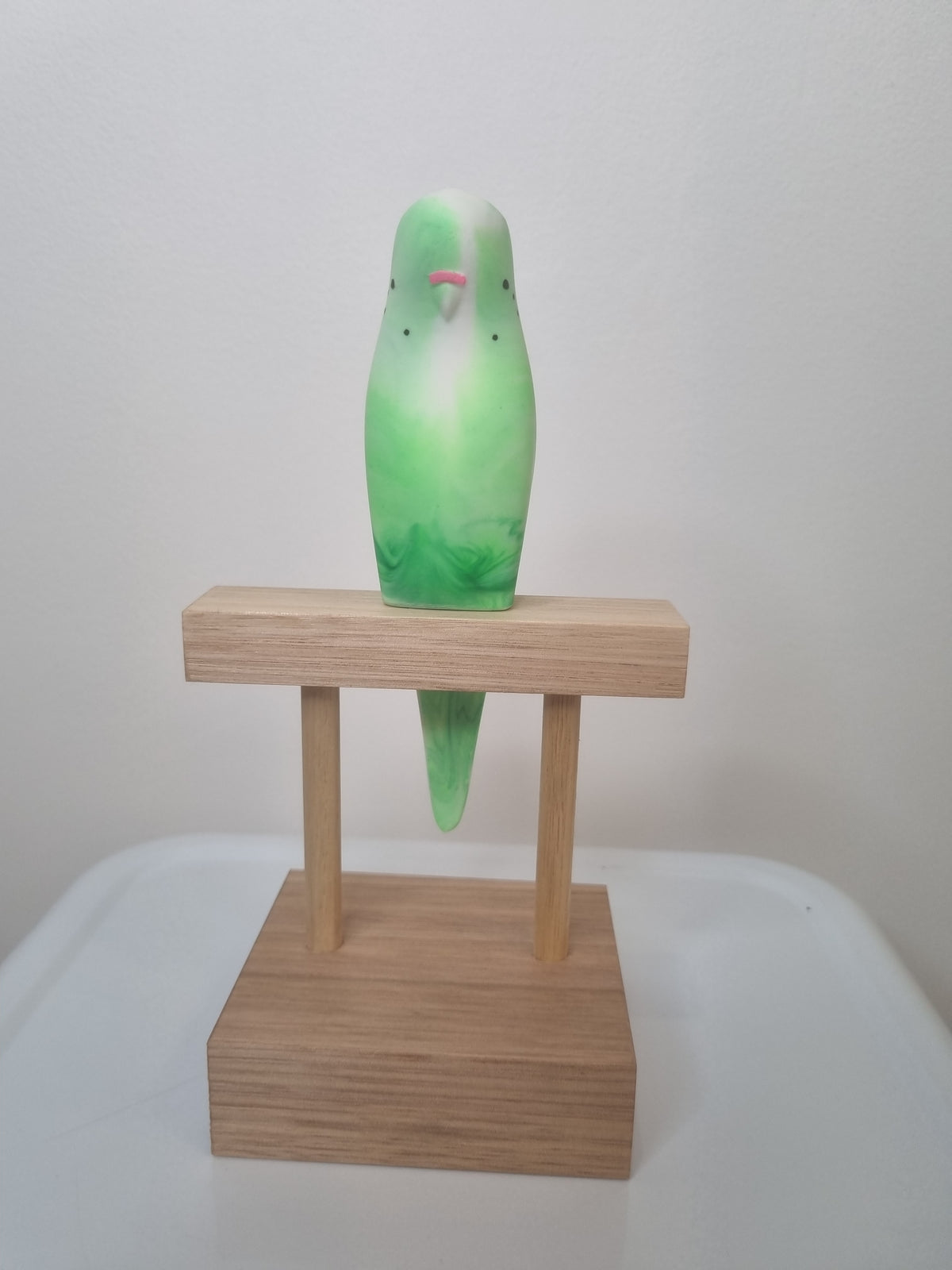 G002 Resin Budgie - Green