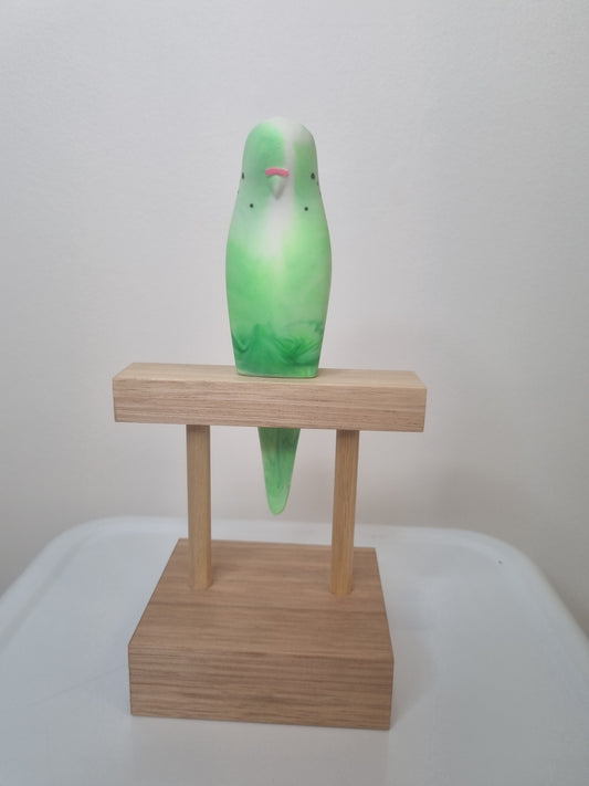 G002 Resin Budgie - Green