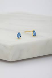 Abigail Stud Earrings Sapphire