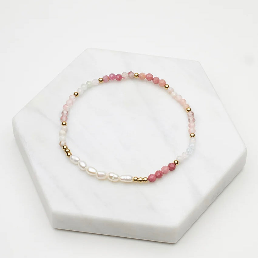 Tiana Bracelet Dusky Rose