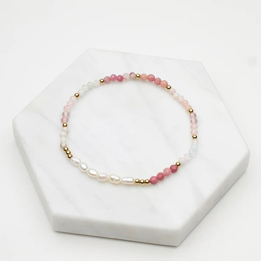 Tiana Bracelet Dusky Rose