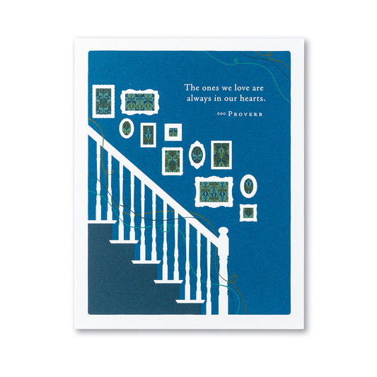 The Ones We Love - Positively Green Sympathy Card 5037
