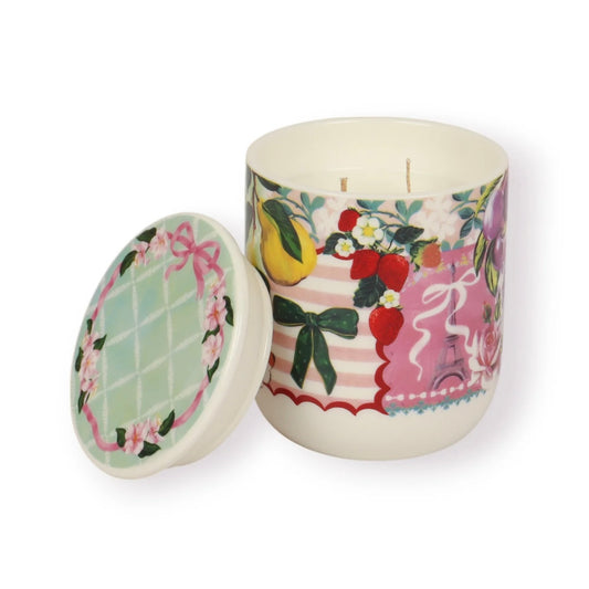 La La Land Soy Candle Ceramic Jar Je T’aime Paris