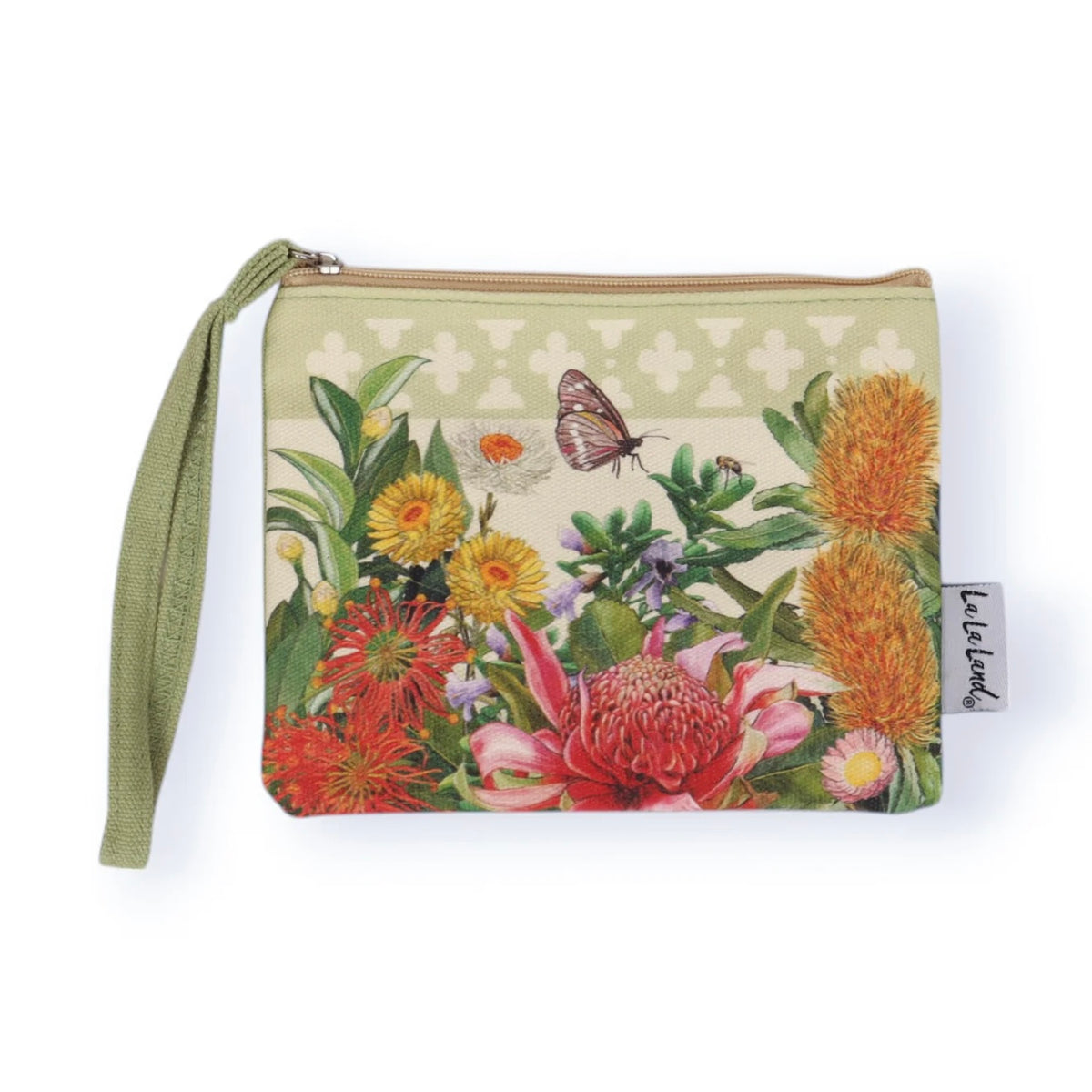 La La Land Coin Purse Botanical Blooms Flowers