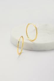 Delilah Hoop Large Gold