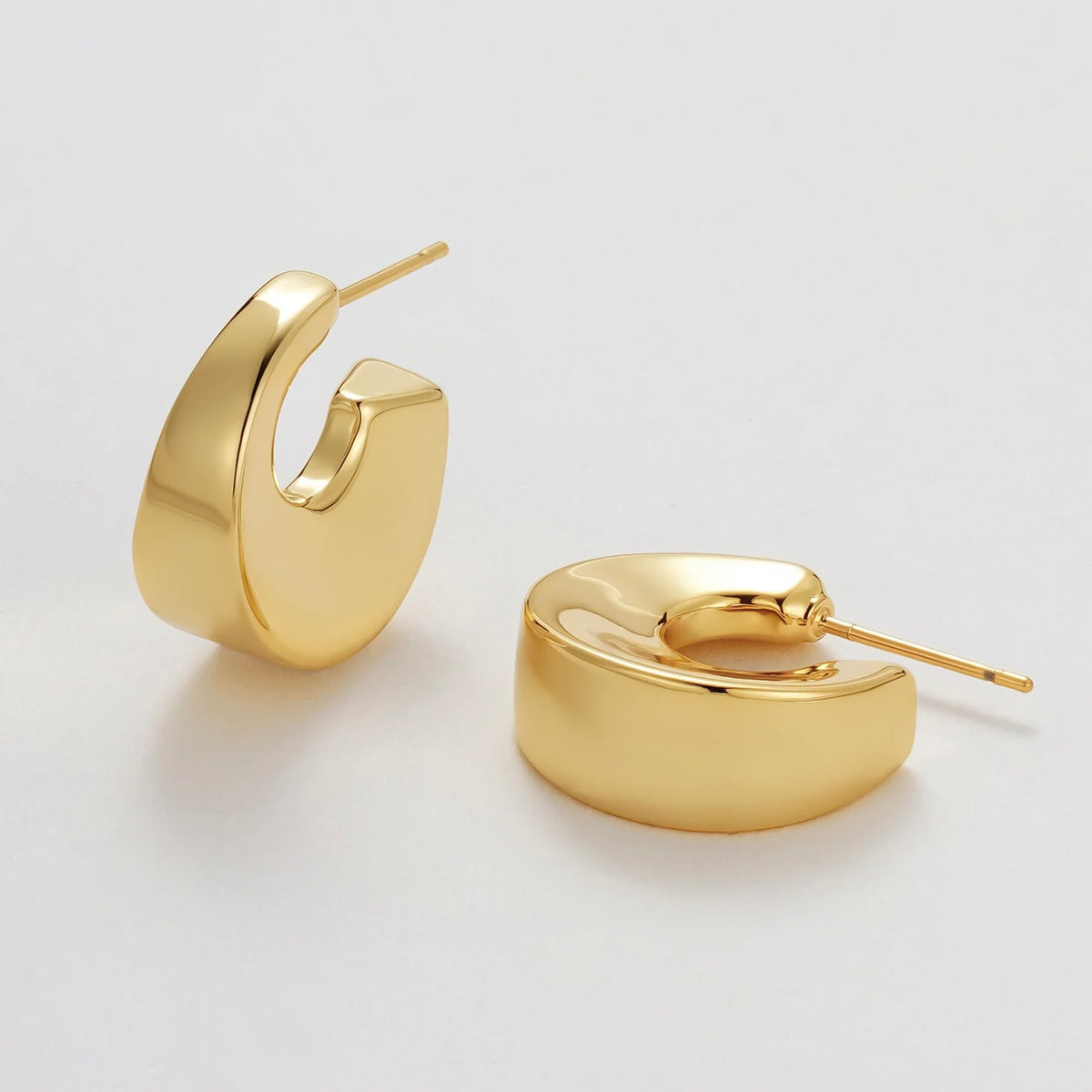 Harper Hoop Earring Gold 7324