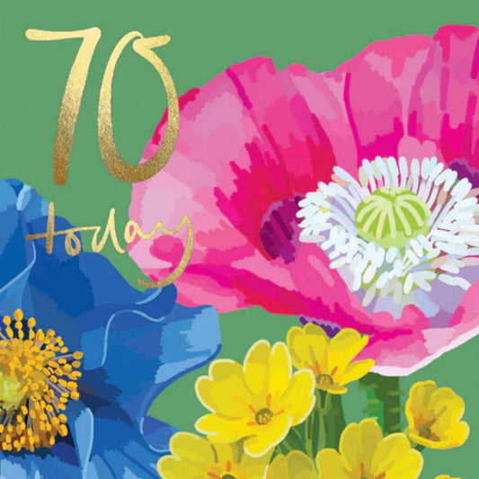Sarah Kelleher 70 Today Summer Florals Card