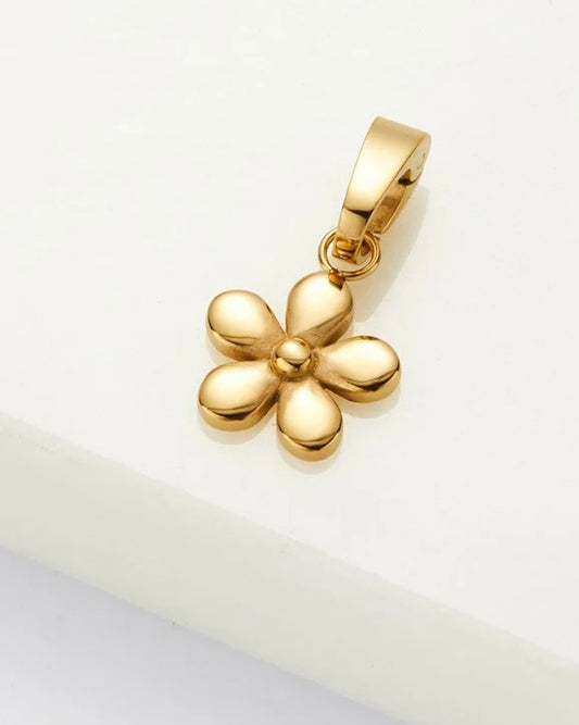 Flower Charm Gold 6758