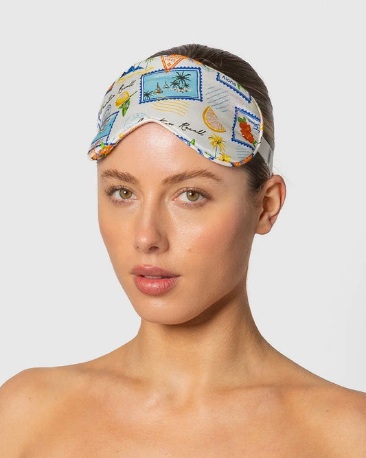 Eye Mask - Portofino Postcard