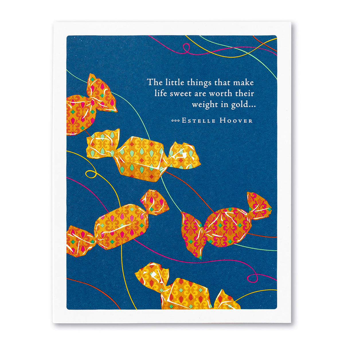 The Little Things That Make Life Sweet - Positively Green Birthday Card 8151