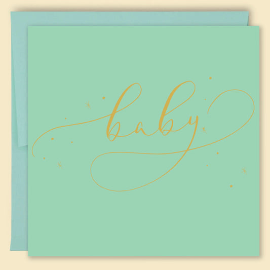 Baby Constellations Card - Green 691882