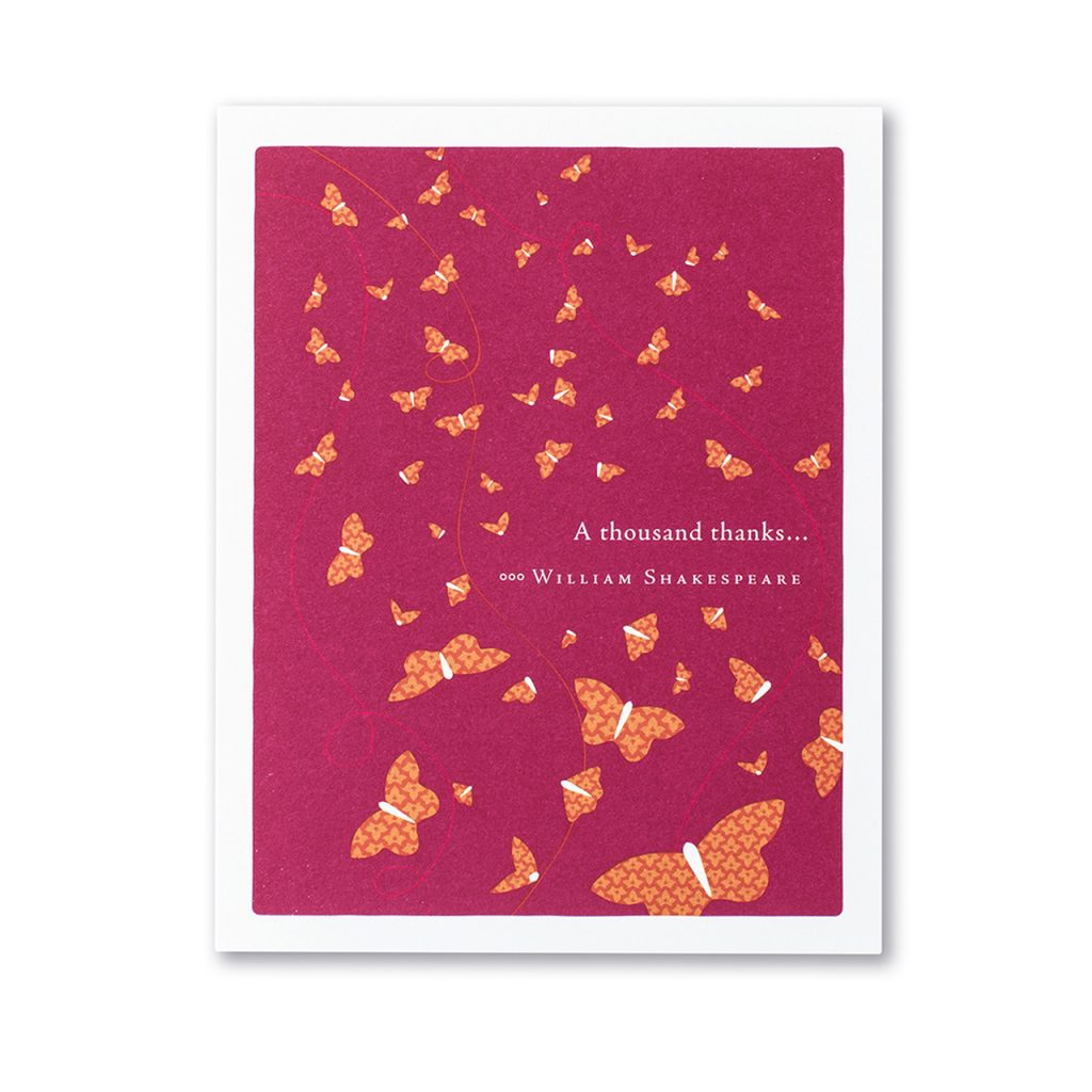 A Thousand Thanks Card 4446