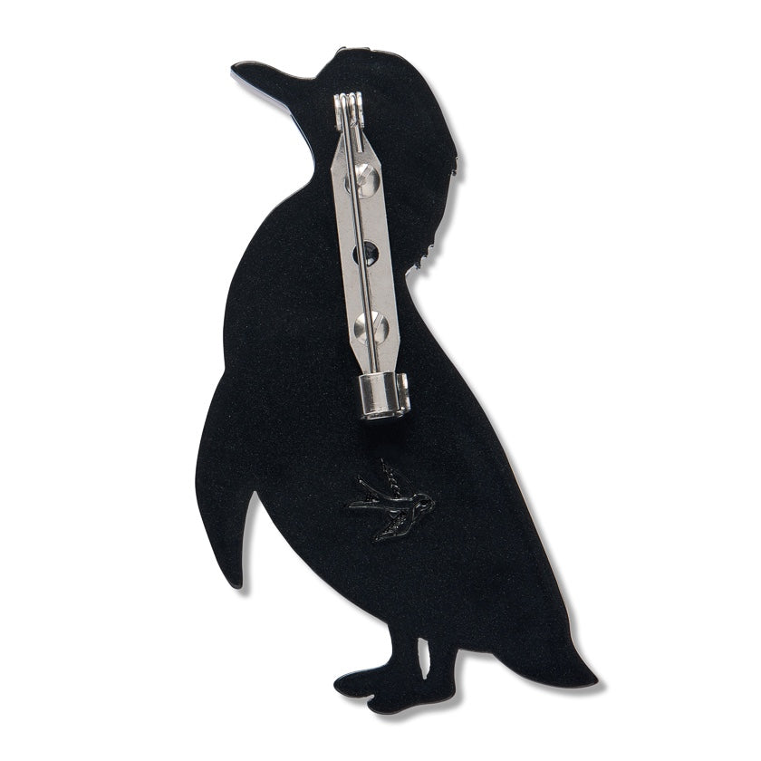 Erstwilder Galapagos Pinguin Brosche