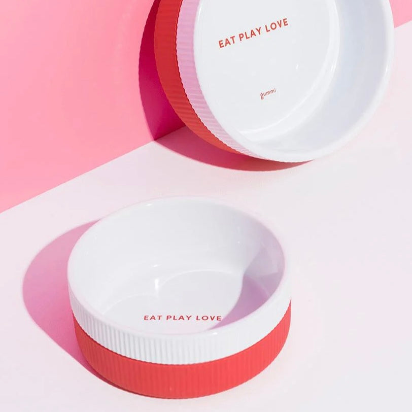 Gummi Pets Ceramic Bowl - Various sizes and Colours