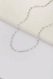 Ruby Necklace Silver