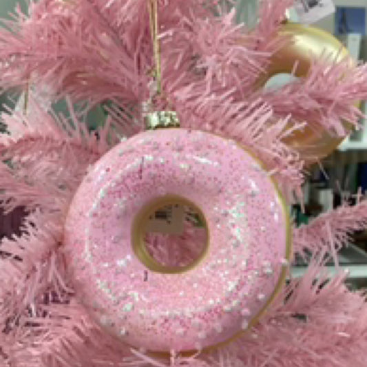 Bright Pink Donut Hanging JQAM074