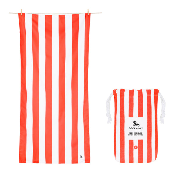 Dock and Bay Quick Dry Towel - Waikiki Coral