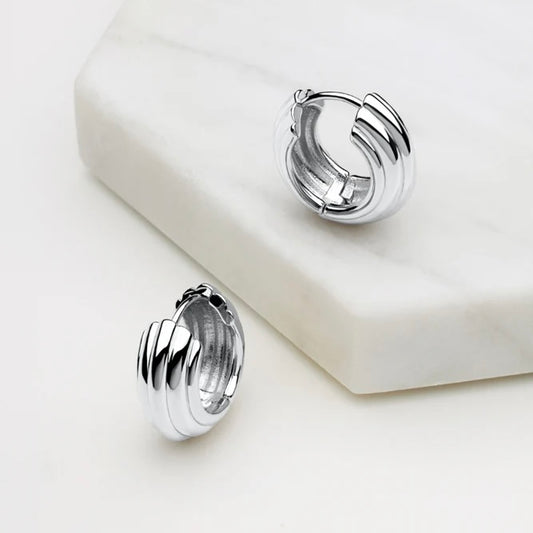 Eliza Hoop Silver 7126