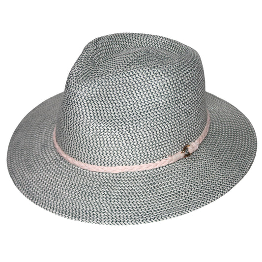 Keely Fedora Seafoam/White - M/L