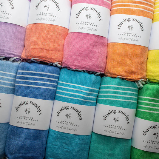 Classic Turkish Towels - Various Colours